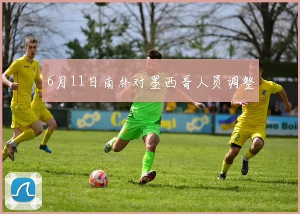 6月11日南非对墨西哥人员调整